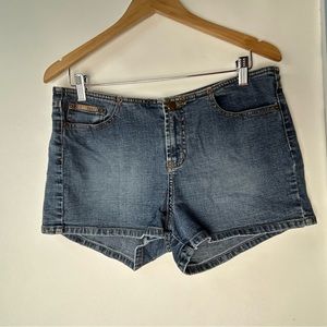 lei Denim Blue Jean Daisy Dukes Cheeky‎ Shorts Juniors 11